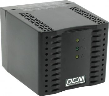 Стабилизатор напряжения PowerCom TCA-2000 (4.6 A,вх.192 ~ 253 В,вых. 220V±5%, 4 розетки Euro)