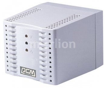 Стабилизатор напряжения PowerCom TCA-1200 (5.4 Amp, вх.192 ~ 253 В, вых. 220 В±5%, 4 розетки Euro)