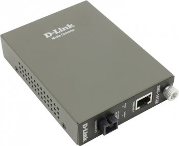 Медиаконвертер D-Link <DMC-1910R> 1000Base-T to SM 1000Base-LX Media Converter (1UTP, 1SC)