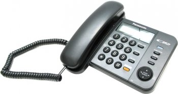 Стационарный телефон Panasonic KX-TS2358RUB <Black>