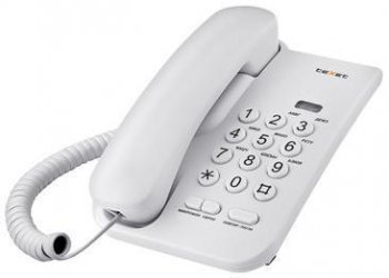 Стационарный телефон Texet ТХ-212 светло-серый