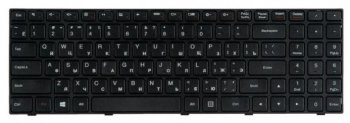 Клавиатура 5N20J30715 для ноутбука Lenovo IdeaPad 100, 100-15IBY, B50-10, черная с рамкой, гор. Enter