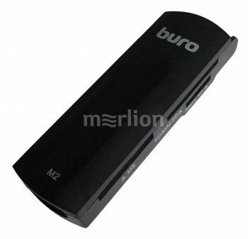 Картридер USB2.0 Buro BU-CR-108 черный
