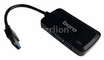 Концентратор USB 3.0 Buro BU-HUB4-U3.0-S 4порт. черный
