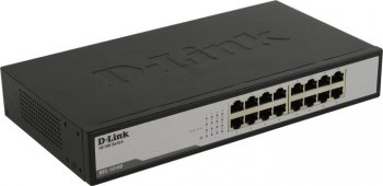 Коммутатор D-Link DES-1016D/H1A 16x100Мбит/с неуправляемый