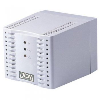 Стабилизатор напряжения PowerCom TCA-2000 White (4.6 A,вх.192 ~ 253 В,вых. 220V±5%, 4 розетки Euro)