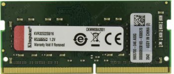 Оперативная память для ноутбуков Kingston <KVR32S22S8/16> DDR4 SODIMM 16Gb <PC4-25600> CL22 (for NoteBook)