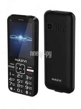 Мобильный телефон Maxvi P3 Black
