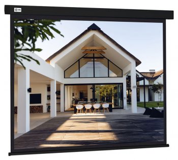 Экран для проектора Cactus 128x170.7см Wallscreen CS-PSW-128X170-BK 4:3 настенно-потолочный рулонный черный