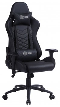 Кресло для геймера Cactus CS-CHR-0099BL черный эко.кожа с подголов. крестов. сталь