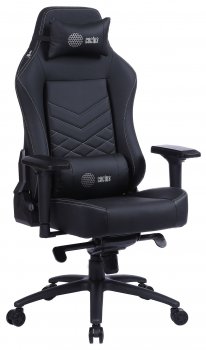 Кресло для геймера Cactus CS-CHR-0112BL черный эко.кожа с подголов. крестов. сталь