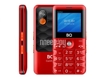 Мобильный телефон BQ 2006 Comfort Red-Black