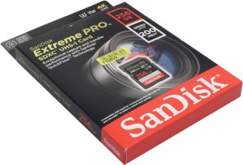 Карта памяти [NEW] SanDisk Extreme PRO <SDSDXXD-256G-GN4IN> SDXC Memory Card 256GbUHS-I U3 Class10 V30