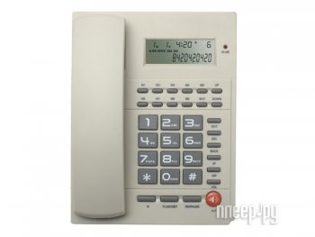 Стационарный телефон Ritmix RT-420 White