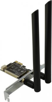 Адаптер беспроводной связи Orient <XGE-951ax> Wireless PCI Express Adapter (802.11b/g/n/ac/ax, AX1800, Bluetooth 5.2, PCI-Ex1)