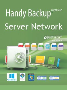 Handy Backup Server Network + 2 Сетевых агента для ПК + 2 Сетевых агента для Сервера (Онлайн поставка)