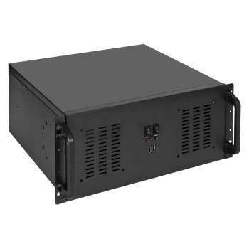 Корпус для монтажа в стойку ExeGate Pro 4U350-02 <RM 19", высота 4U, глубина 350, БП 1000RADS, 2*USB>