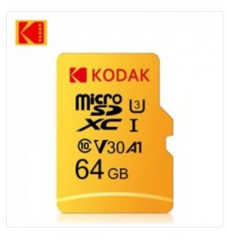 Карта памяти Kodak <EKMSDM64GXC10HPRK> microSDXC Memory Card 64Gb A1 V30 UHS-I U3