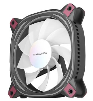 Вентилятор Aigo Z12, 120 мм, ARGB, 4-пиновый PWM/ 700-1500 RPM/26dBA