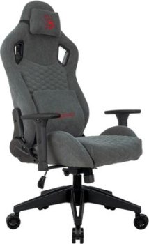 Кресло для геймера A4Tech Bloody GC-770 серый соты с подголов. крестов.