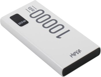 Портативный аккумулятор HIPER Power Bank <EP10000 White> (2xUSB, USB-C, 10000mAh, Li-Pol)